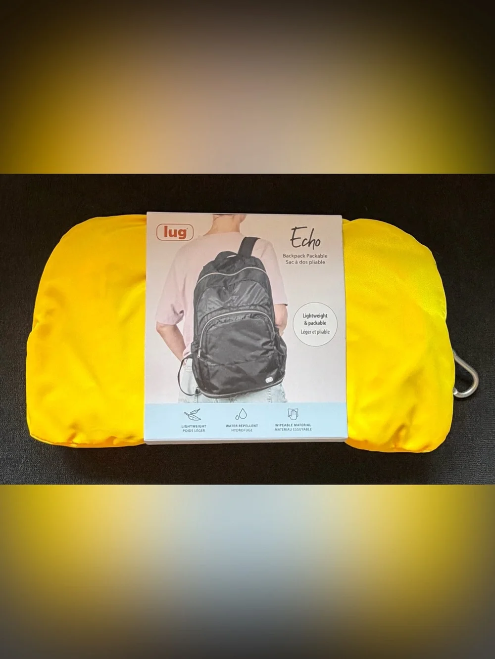 Lug Echo 2 Packable Backpack – Yellow (Brights Neon)